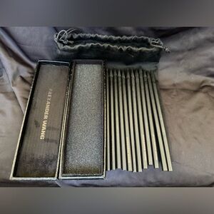 Alexander Wang Black Pencil Collection with emboss croc case